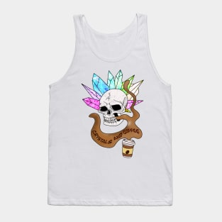 Crystals and coffee Tank Top